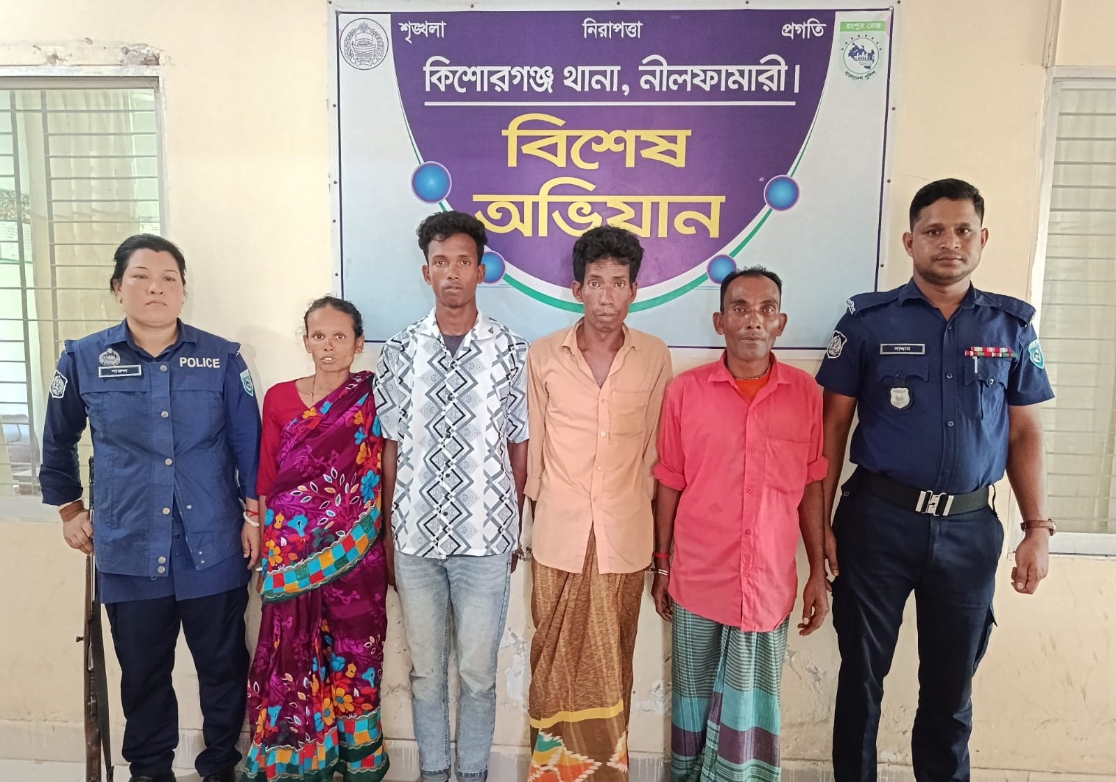 নীলফামারীতে সুশীল গীর হত্যা মামলার ৪ আসামি গ্রেপ্তার